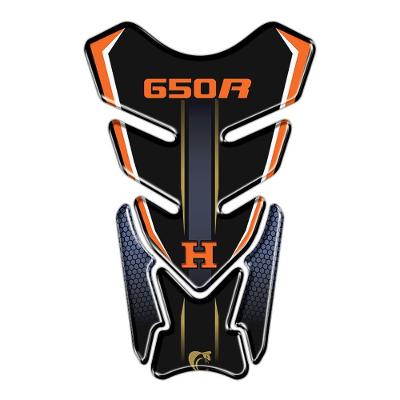 Protetor de Tanque Resinado Laranja Honda CB 650R PVC 3D Teu Adesivo