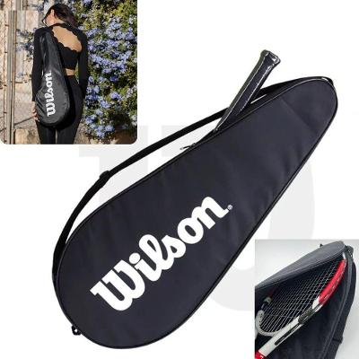Capa Raqueteira Beach Tennis Profissional Alça Ajustável Acolchoada Preta