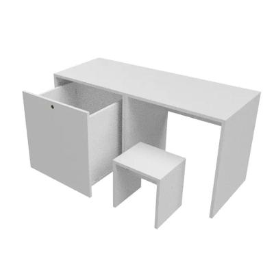Organizador Infantil Mesa e Banquinho MDF 15mm 50cm Woodcore