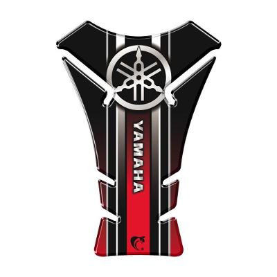 Adesivo Protetor de Tanque Resinado 3D Motos Yamaha Universal Vermelho