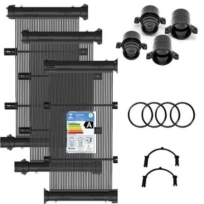 Placas Aquecimento Solar Piscinas TekSol-20 Unidades Parede KS Aquecedores