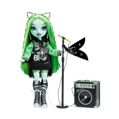 Boneca Fashion Sharley Limestone Verde Neon Acessórios Rock Rainbow