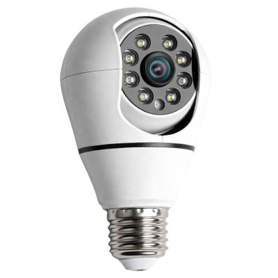 Lâmpada Câmera Wifi HD E27 Visão Noturna Discreta Branco MDM