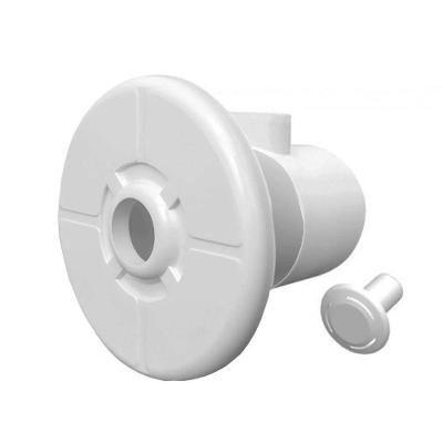 Jato Hidromassagem Piscina de Alvenaria ABS 50MM Branco Brustec Lazer