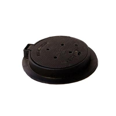 Tampa Tampão de Chão Sudecap Articulado Ferro Fundido 53cm Preto