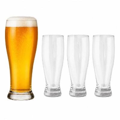 Kit 3 Copos Tulipa de Vidro 350ML para Chopp Cerveja Transparente Yeet
