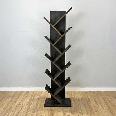 Estante para Livros Tree Alta Madeira Pinus 155cm Tabaco Artfactory Design