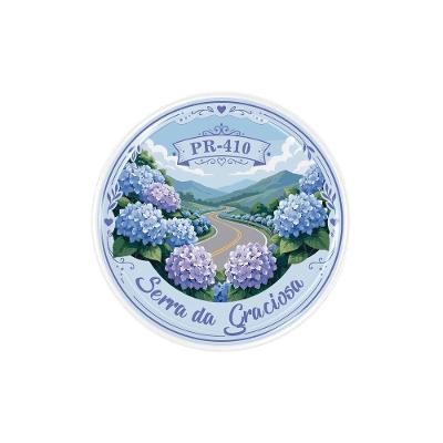 Adesivo Decorativo Serra da Graciosa PR 410 Resinado 3D Azul