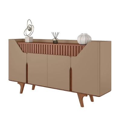Aparador Buffet Danúbio Contemporâneo MDF 180CM Fendi Bechara Móveis