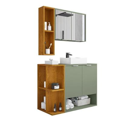 Conjunto para Banheiro Ibiza II 2 Portas 54CM Verde Bechara Móveis