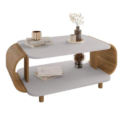 Mesa de Centro Floripa Orgânico Off White 92CM Bechara