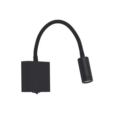 Arandela LED Danchi Interruptor Bivolt 3000K Amarela Preto Astraled