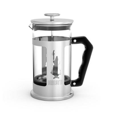 Cafeteira Francesa Preziosa 350ML Aço Inox e Vidro Borossilicato Bialetti