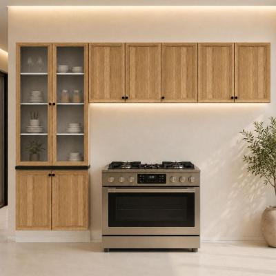 Armário de Cozinha Berlim B21 4 Módulos MDF Amadeirado Ditália Móveis