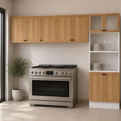 Armário de Cozinha Berlim B20 3 Peças MDF-MDP 280CM Branco Ditália Móveis
