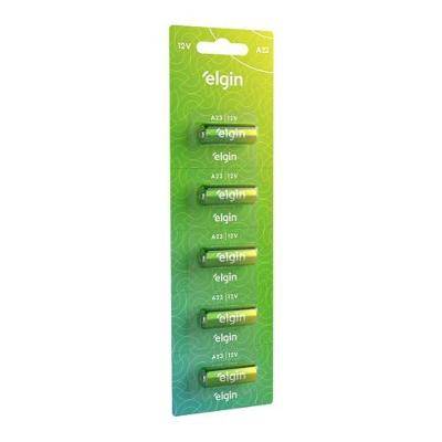 Pilha Alcalina Elgin A23 12V Pacote com 5 Unidades