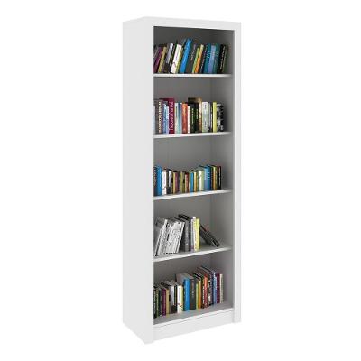 Armário Estante Alto Escritório ME4104 4 Prateleiras MDP Branco Gran Belo