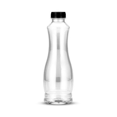 Kit 35un Garrafa PET G3580 com Tampa 800ML Transparente Galvanotek