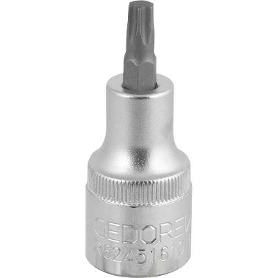 Soquete Hexalobular Gedore Red T30 1-2 55MM Aço Cromo Vanádio