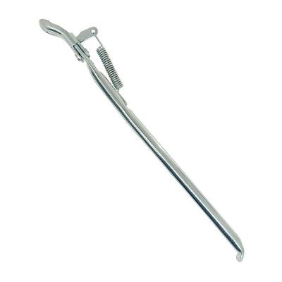 Descanso Lateral Câmbio Aro 26 350mm Aço Cromado Prata FZ