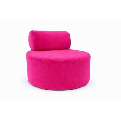 Poltrona Orgânica Flora Decorativa Veludo Rosa Pink do Lar Móveis e Decoração