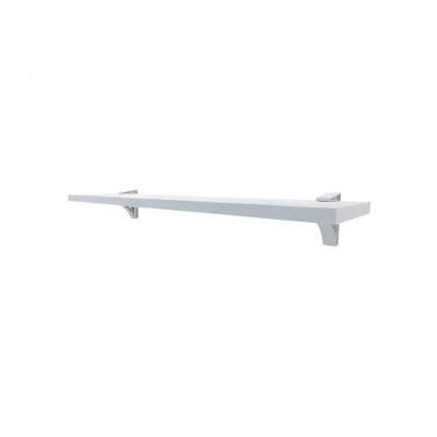 Prateleira Multivisão 25x60CM MDP Suporte Clip Organizador Branca Grilon