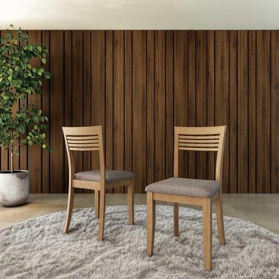 Conjunto de Cadeiras Rubi Madeira Pinus Linho Freijó Finestra Móveis