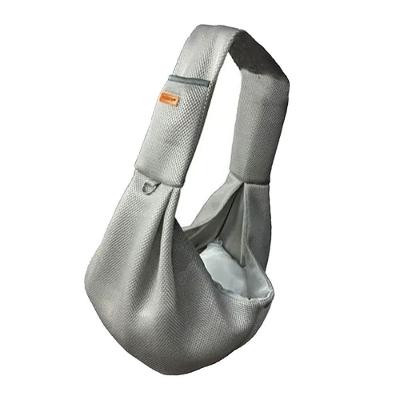 Bolsa de Transporte Pet Ideal Importados BSL3907 Sling Malha Respirável Cinza