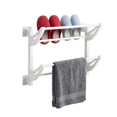 Suporte Organizador BSL3913 Adesivo de Parede PP e Alumínio Multiuso Branco Ideal Importados