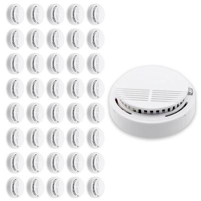 Kit 40 Detectores de Fumaça BSL3710 Sensor Fotoelétrico 85DB Branco Ideal Importados