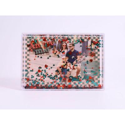 Porta-retrato Glitter Amore Mio para Fotos de Até 15cm X 10cm Imaginarium