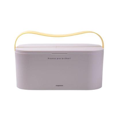 Porta Bijoux com Espelho LED Brilhar Organizador Branco Imaginarium