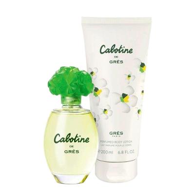 Kit Perfume Cabotine de Grès Feminino EDT Floral Verde 100ML Grès Parfums