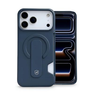Capa Gshield Card Ring Iphone 17 Pro Compartimento Cartão Azul