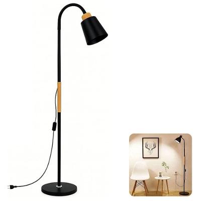 Luminária de Chão LPF002 Articulada Flexível Bivolt Preto Leva Pra Malhar