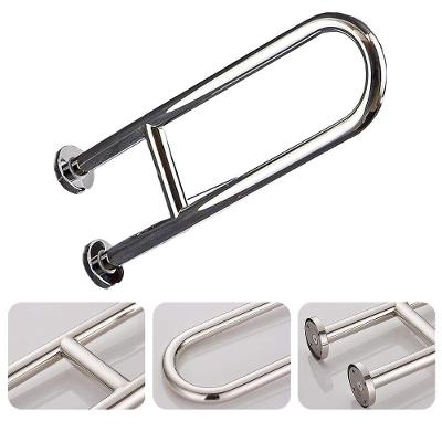 Barra de Apoio em U Leva Pra Casa BSL3918 Aço Inox Segurança 45cm