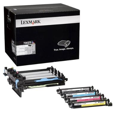 Kit 4 Cilindros 70C0Z50 700Z5 Preto Magenta Ciano Amarelo Lexmark