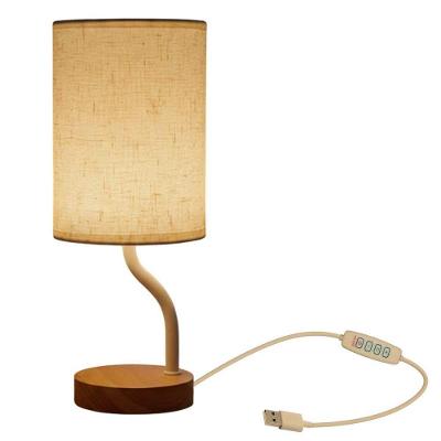 Abajur de Mesa LED AM001 3 Tons USB-C Regulável Branco Leva Pra Casa