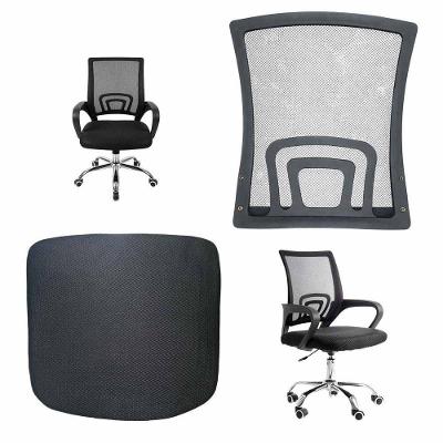 Conjunto Assento e Encosto de Cadeira Mesh Ergonômico Preto Leva Pro Pet