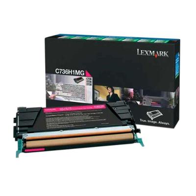 Toner Lexmark C736H1MG Magenta Rendimento 10.000 Páginas
