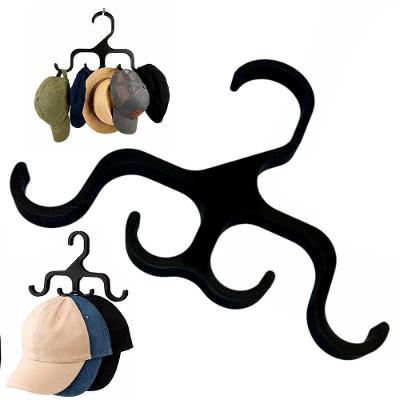 Cabide Organizador Porta Bone Chapéu Polipropileno Guarda Roupa Preto Leva Pro Pet