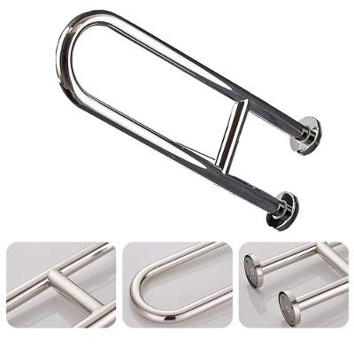 Barra de Apoio em U 60cm Aço Inox Banheiro BSL3917 Inox Leva Pro Pet