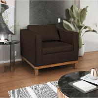 Kit Sofá 2 E 3 Lugares E 2 Poltronas Europa 180 Cm Corano - Amarena Móveis Marrom - 9