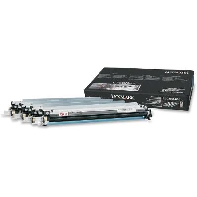 Kit Fotocondutor Lexmark C734X24G 4 Unidades Preto Magenta Ciano Amarelo