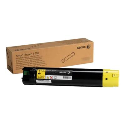 Toner Amarelo 106R01525 Xerox Phaser 6700 Rendimento 12.000 Páginas