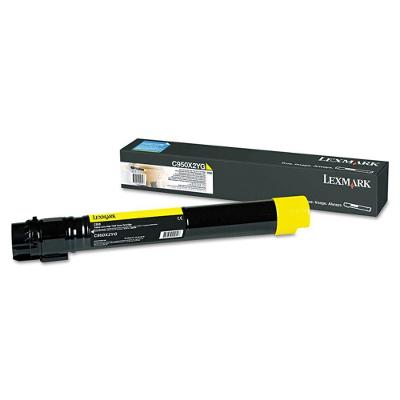 Toner Lexmark C950X2YG Amarelo para C950de X950de X952de X954de