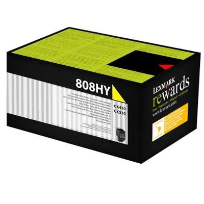 Toner Lexmark 808HY 80C8HY0 Amarelo Cx410de Cx510de Original