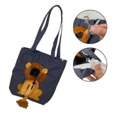 Bolsa de Transporte Pets Leva Pro Pet BSL3906 Leão Azul Náilon