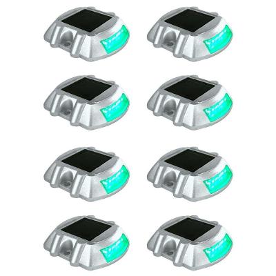 Kit 8 Tachas Solares Sinalizadoras Viárias SU-RUA2 LED IP68 Cinza