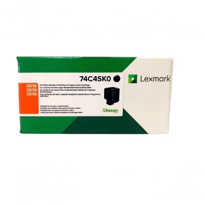 Toner Lexmark 74C4SK0 Preto CS720 CS725 CX720 CX725 7.000 Páginas